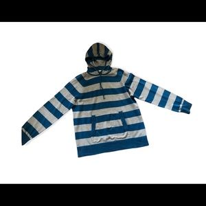 Striped pullover sweater, Sz L